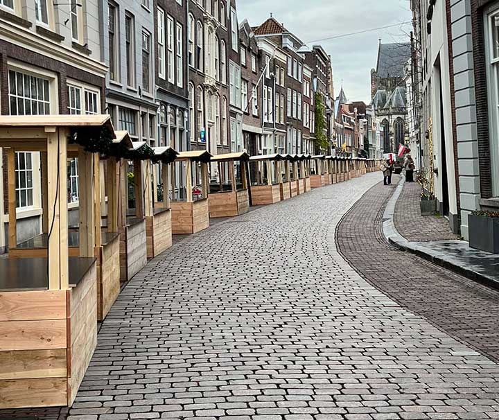 kerstmarkt buiten